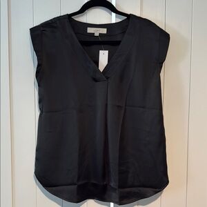 LOFT Women's Black Sleeveless Top